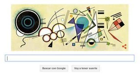 Wassily Kandinsky, el artista "degenerado" en el doodle de Google