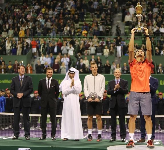 Ferrer impone su ley en Doha