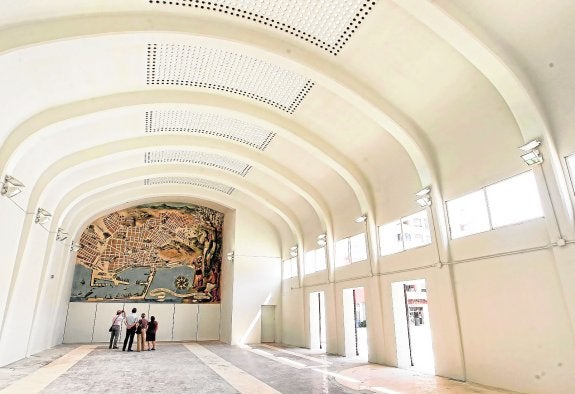 La antigua estación de Séneca será una «gran plaza cubierta» con cuatro cafeterías