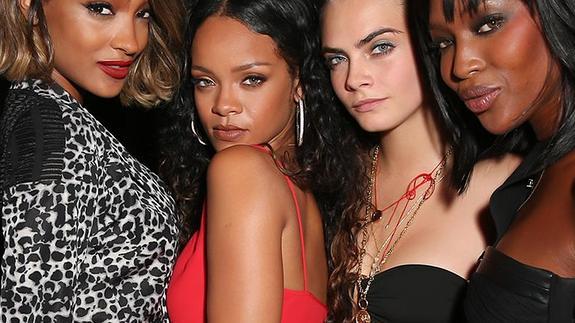 Rihanna, el motivo de la "pelea de gatas" entre Naomi Campbell y Cara Delevingne