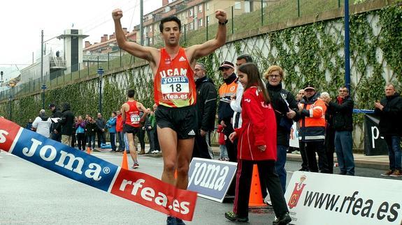 Miguel Ángel López, campeón de España de 20 kilómetros marcha