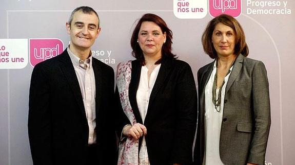 UPyD presenta «el tridente para entrar en la Asamblea Regional»
