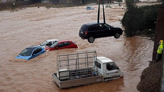 El temporal deja intensas lluvias en la Comunitat