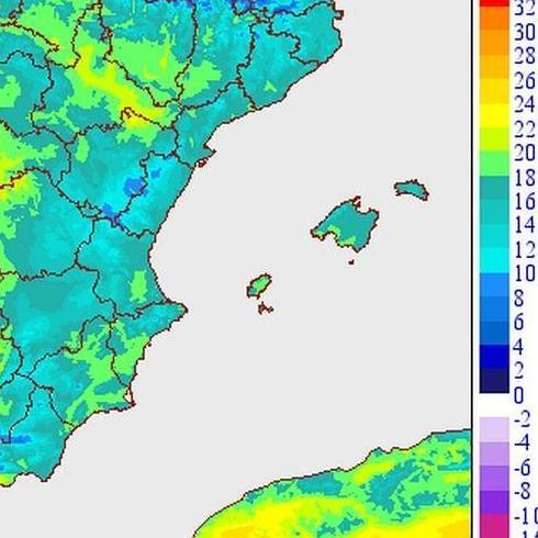 Las temperaturas se desploman en la provincia