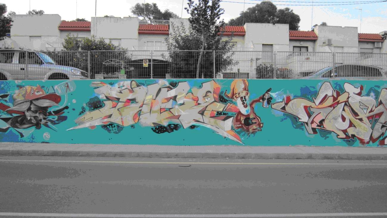 Grafitis para enseñar el arte urbano