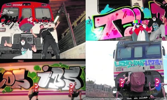 Arrestan a 17 grafiteros murcianos por dañar trenes y estaciones en cuatro provincias