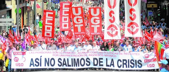 La manifestación de la precampaña