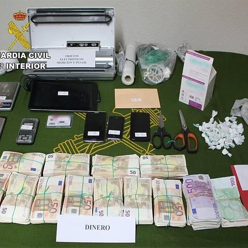 Detienen a seis personas por tráfico de droga en Altea