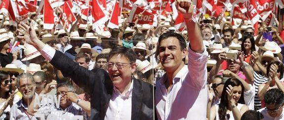 Sánchez busca reescribir un «destino limpio» a Valencia