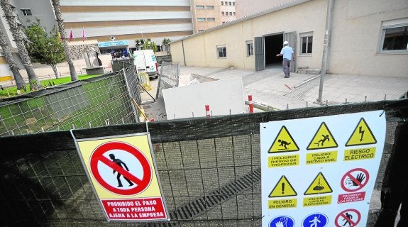Las obras de la Escuela de Enfermería dejan sitio para una posible ampliación