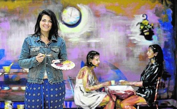 «Me gusta fusionar cine y pintura»