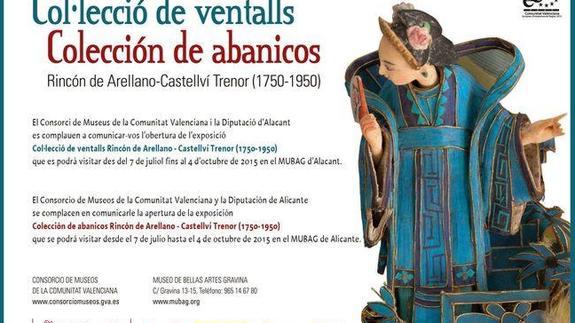 Abanicos desde el siglo XVIII hasta el XX en el Mubag