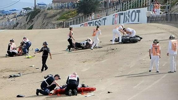 Tragedia en el motociclismo