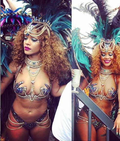 Rihanna muestra sus encantos en Instagram