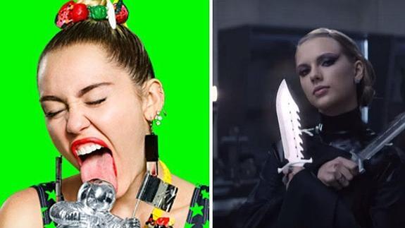 Miley Cyrus y Taylor Swift se verán las caras en los MTV VMA