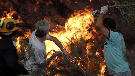 La juez archiva la causa por el incendio forestal mortal de Torremanzanas