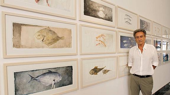 'Peces', de Pedro Cano, en el Museo del Teatro Romano de Cartagena