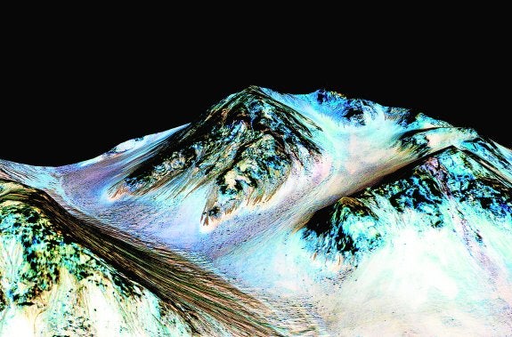 Planeta rojo... y azul