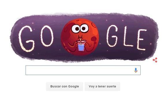 Marte se bebe todo el agua de Google