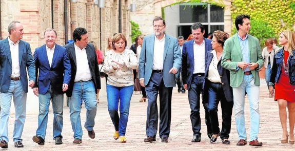 Rajoy promete al PPCV un nuevo sistema de financiación