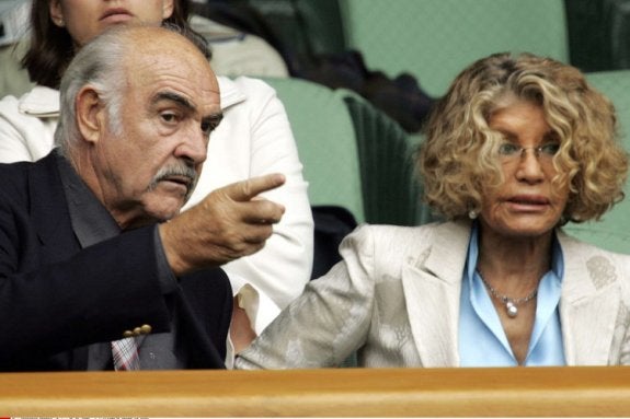 Piden dos años y medio de cárcel para la mujer de Sean Connery por fraude