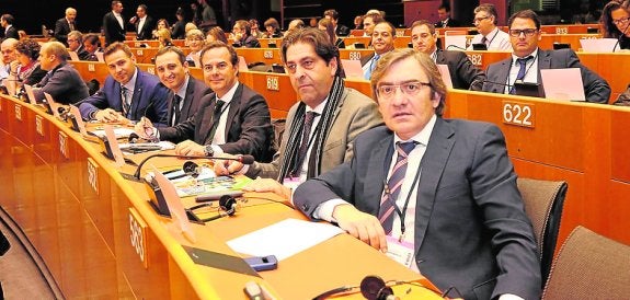 La Diputación se compromete en Bruselas a plantar un millón de árboles