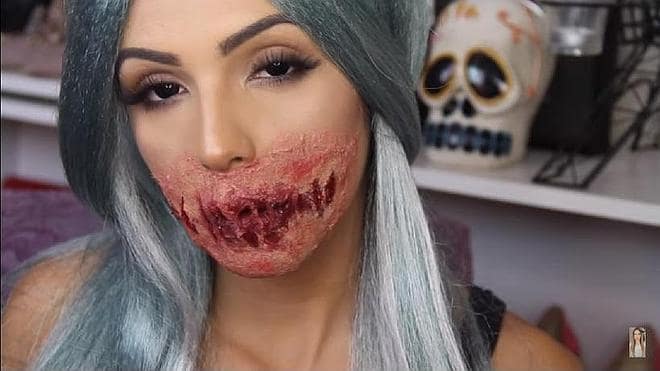 regla Mucho En honor Maquillaje para Halloween: el vídeo viral que triunfa en Internet | La  Verdad