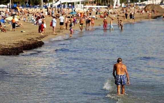 Día de verano en noviembre