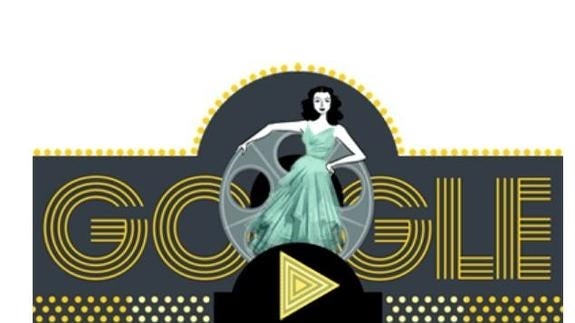 El doodle de Google rinde homenaje a Hedy Lamarr, la primera actriz que fingió un orgasmo