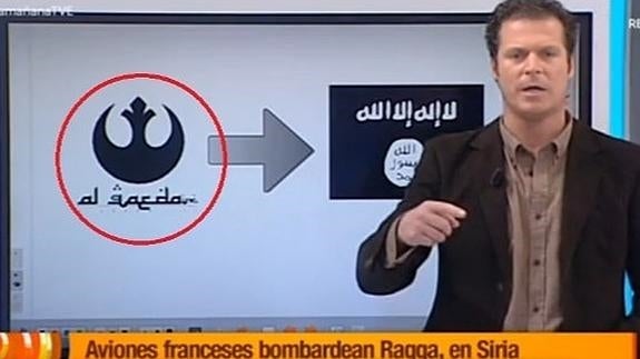 'La mañana de Mariló Montero' confunde el logo de Al Qaeda con el de la Alianza Rebelde de Star Wars