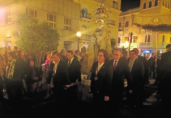 La procesión de la Virgen cierra el año jubilar