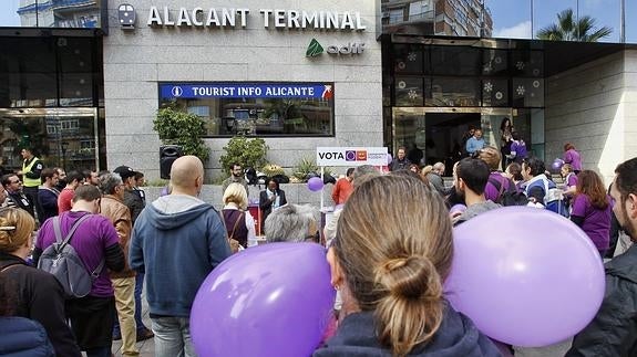 Compromís-Podemos reclama la electrificación de la línea férrea Alacant-Murcia