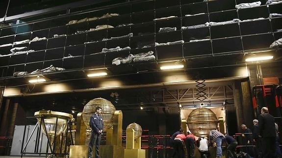 Todo está preparado para el sorteo de Navidad