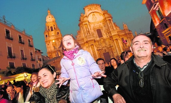 La llegada más mágica de Papá Noel