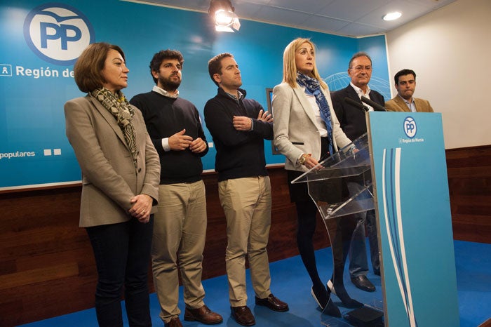 Fernández: «La mayoría de murcianos quieren que gobierne el Partido Popular»