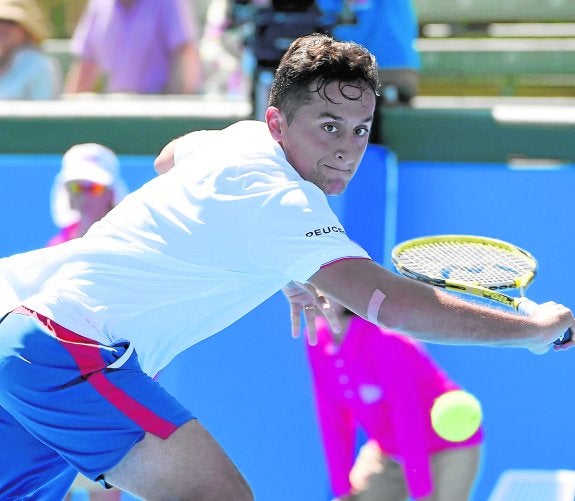 Feliz debut de Almagro en Melbourne