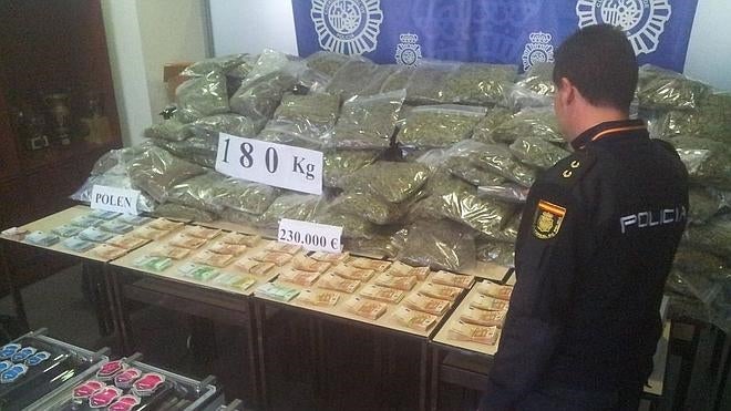 Cuatro detenidos e incautadas 2.400 plantas de marihuana