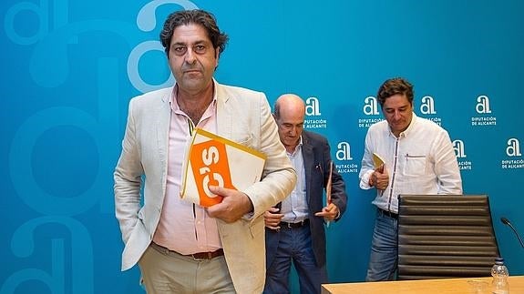 C's ve «difícil» mantener el acuerdo en la Diputación de Alicante