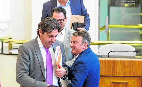 El PSPV pide conocer el «alcance real» de la ruptura del pacto PP-C's en la Diputación de Alicante
