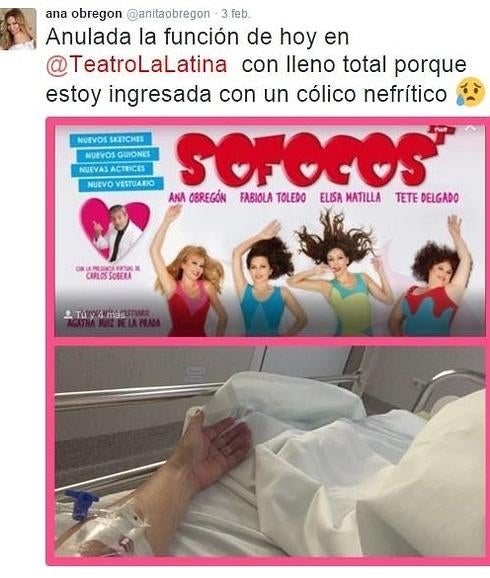 Ana Obregón recibe el alta hospitalaria