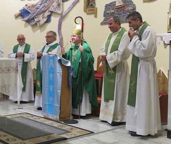 Visita pastoral del obispo a La Mata