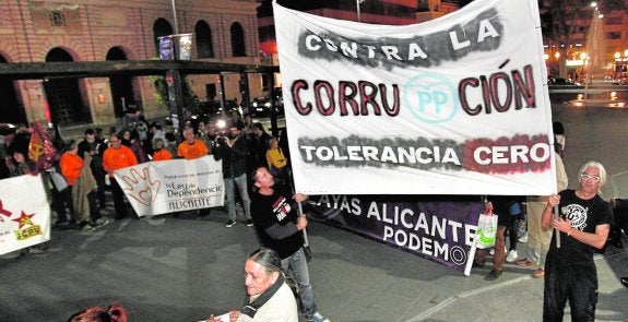 Protestas en la provincia contra la corrupción