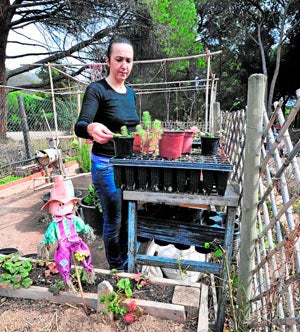 Huerto biológico y venta de artículos artesanales