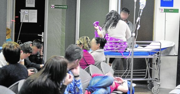 La gripe satura las urgencias del Morales