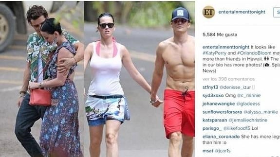 Orlando Bloom y Katy Perry pillados juntos de la mano