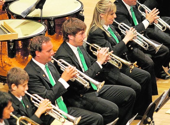 Doce grupos en el certamen de bandas musicales de la Diputación