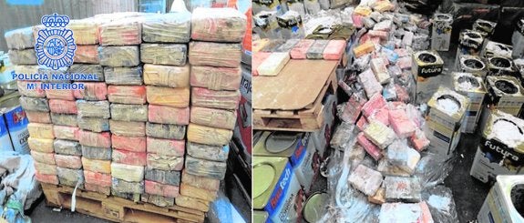 Cae en Alicante el líder de una red que iba a introducir 410 kilos de 'coca' en Arabia Saudí