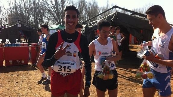 El muleño Mohamed Katir se proclama campeón de España junior de cross en 8K