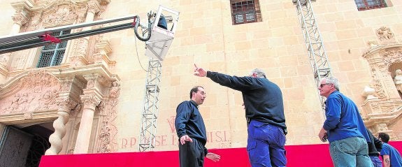 Una pantalla gigante permitirá a los peregrinos ver la apertura del camarín