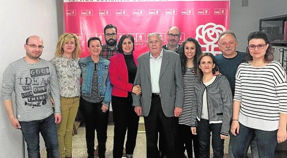 Ejecutiva del PSOE en Bigastro